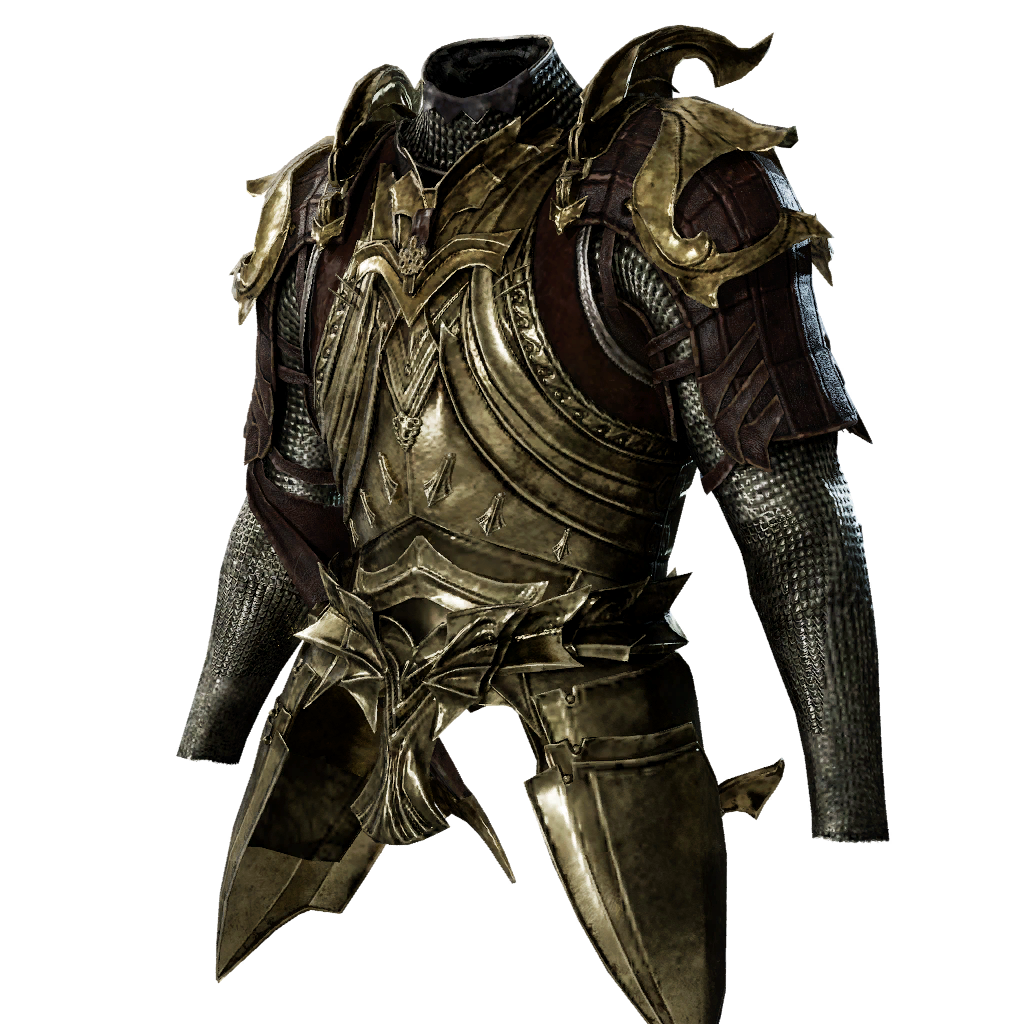 Golden Scale Plate Armor