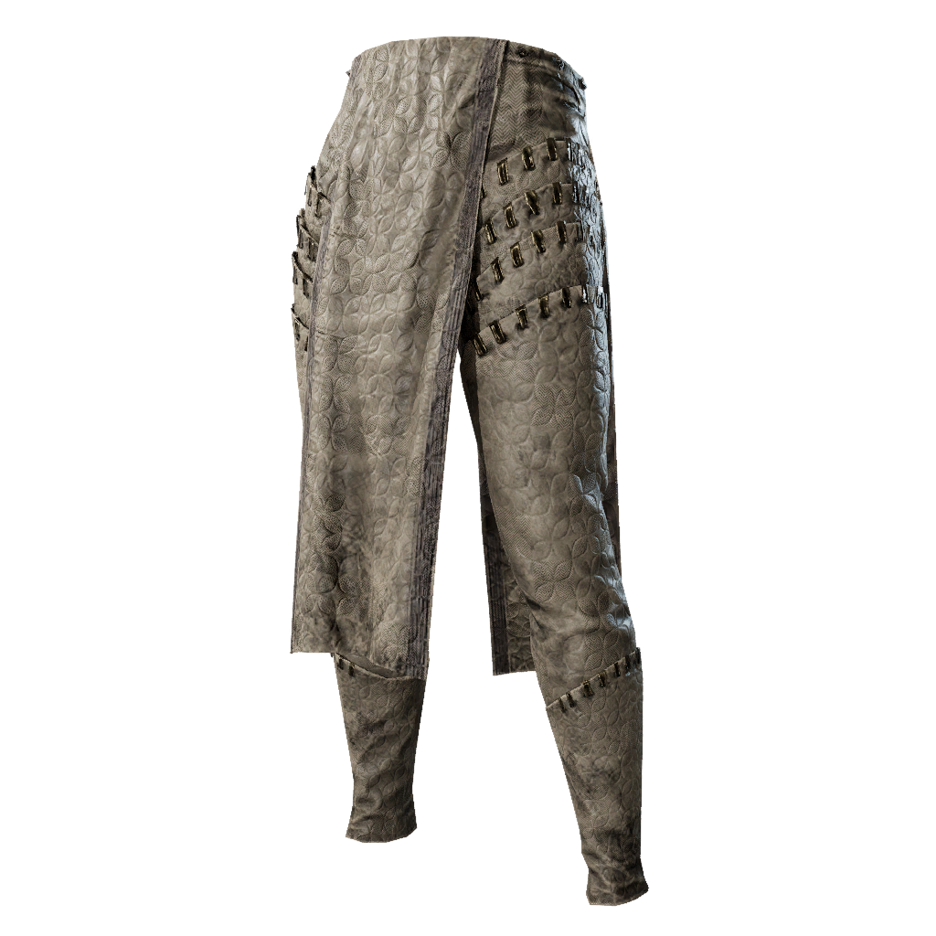 Golden Defender Leather Leggings