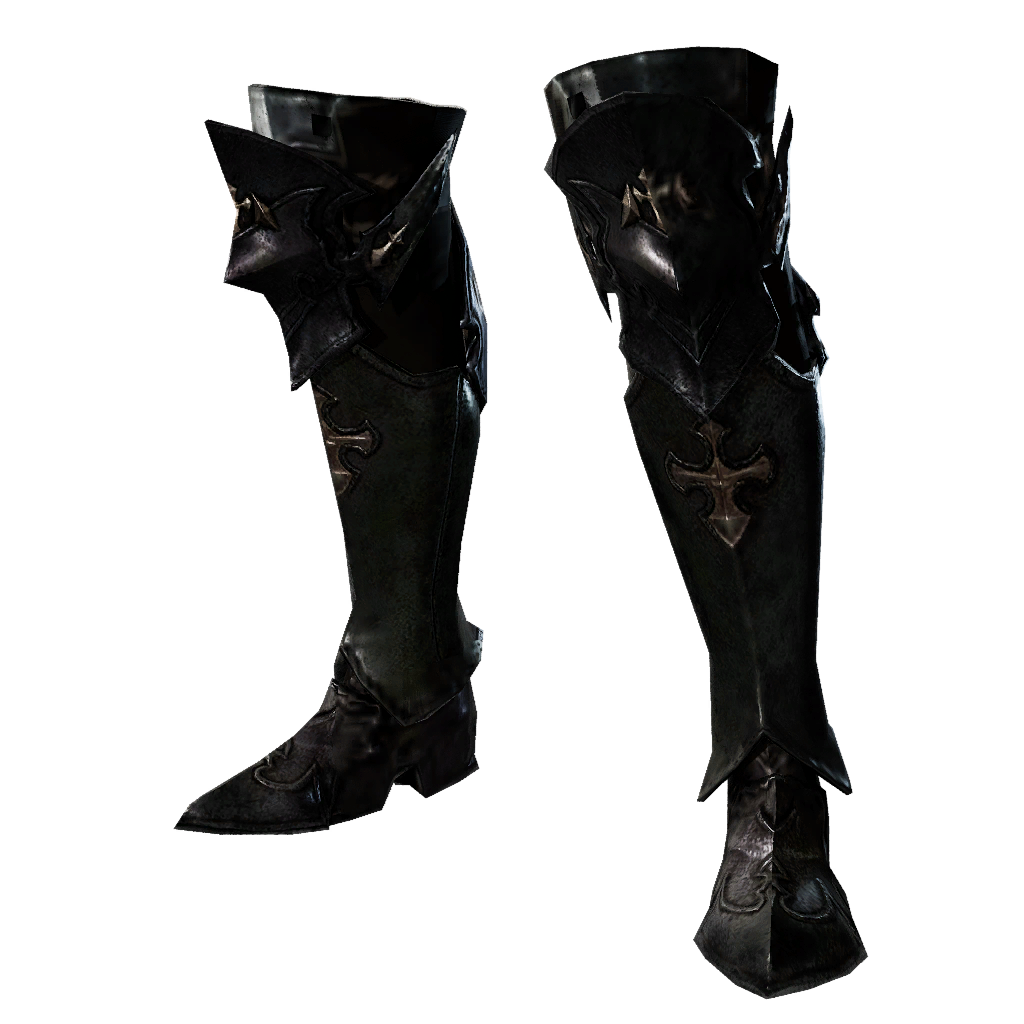 Dark Mane Plate Boots