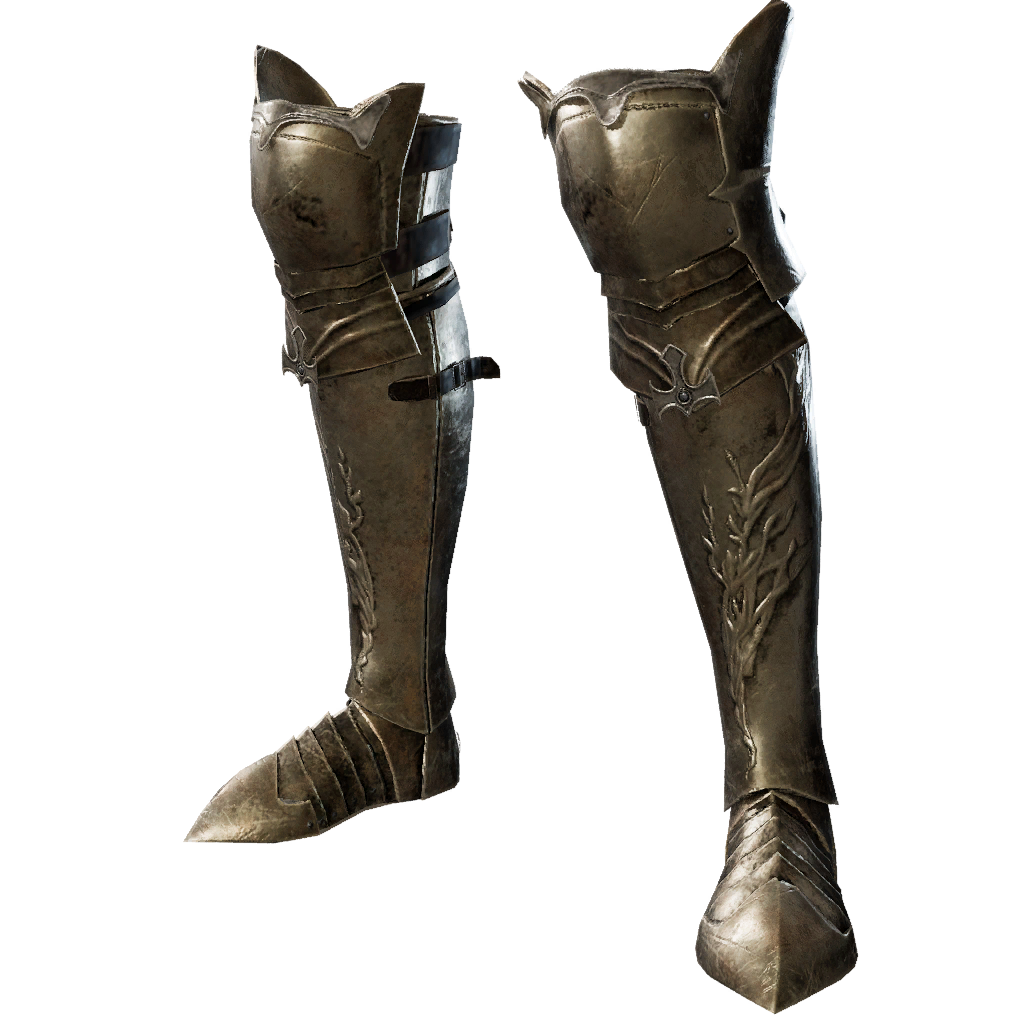 Golden Defender Plate Boots